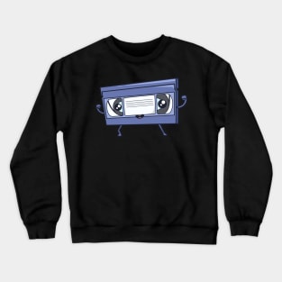 Never forget - Retro Kawaii VHS Cassette Crewneck Sweatshirt